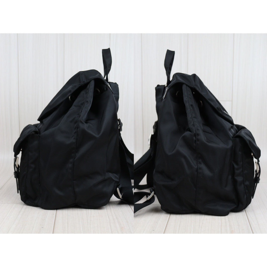 Rank A｜Prada Nylon Backpack Medium Black｜23111619