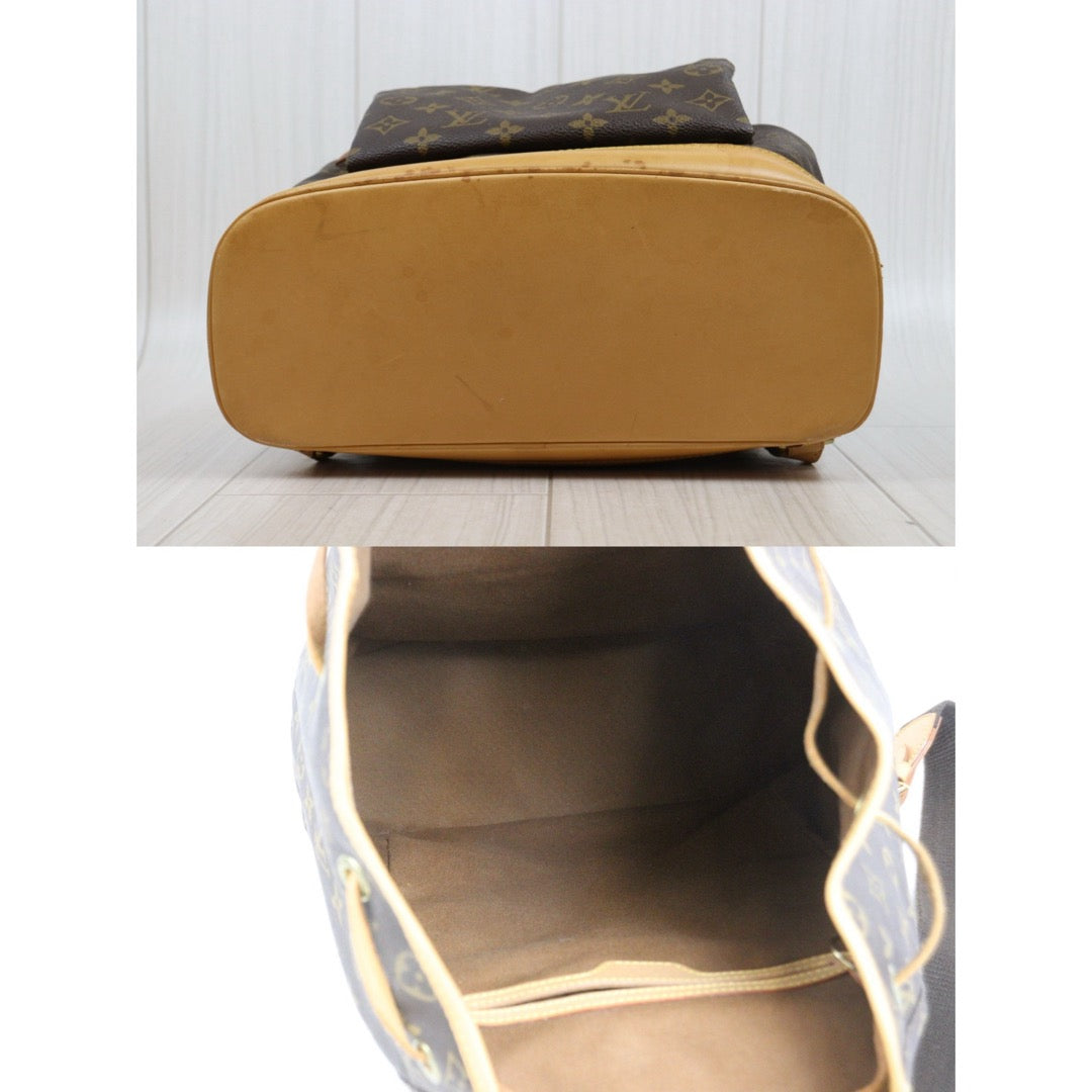 Include Entrupy Certificate of Authenticity｜Good ( Rank AB)｜ Louis Vuitton Monogram Montsouris GM Backpack｜26011404