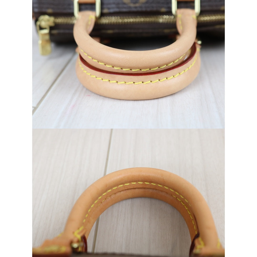 Include Entrupy Certificate of Authenticity｜Very Good ( Rank A)｜Louis Vuitton Monogram Nano Speedy  Shoulder Bag｜X26040818