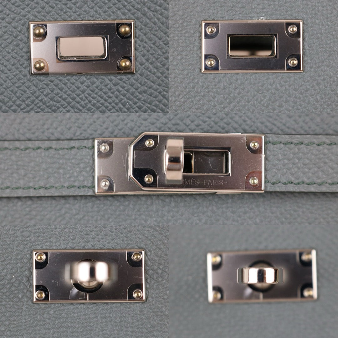 Include Entrupy Certificate of Authenticity｜Excellent（Rank SA)｜ HERMES Epson Kelly Long Wallet Vert Amande D Stamp Made In 2019Year｜X26041606