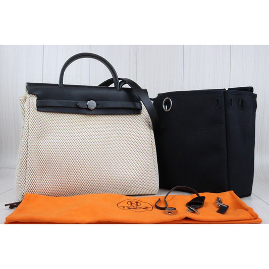 Rank A ｜ HERMES Herbag PM  □G Stamp With Change Bag  Made In 2003 Year｜24012912