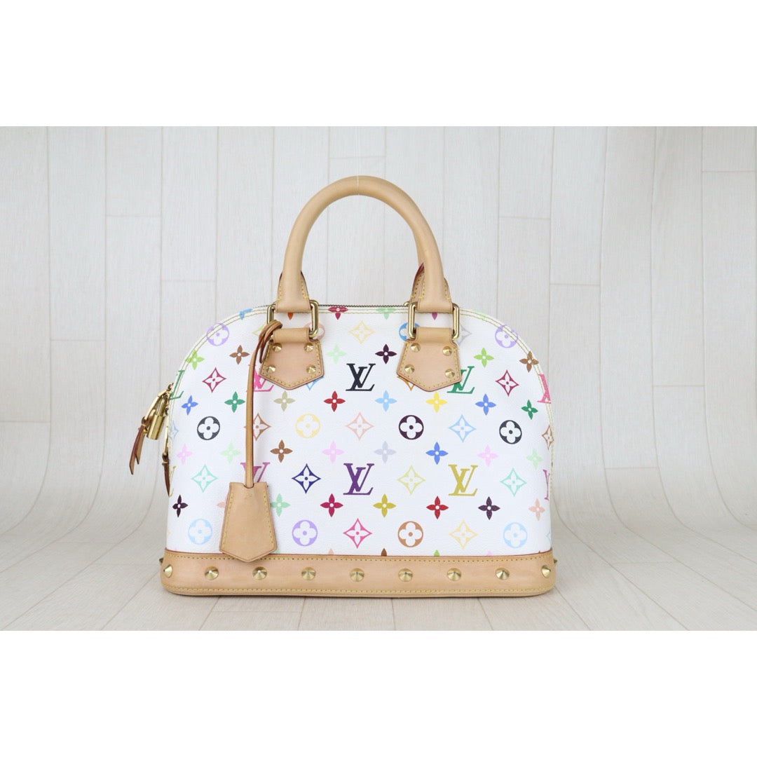 Include Entrupy Certificate of Authenticity｜Very Good ( Rank A)｜  Louis Vuitton Takashi Murakam Multi Monogram Alma Hand Bag ｜S26041802
