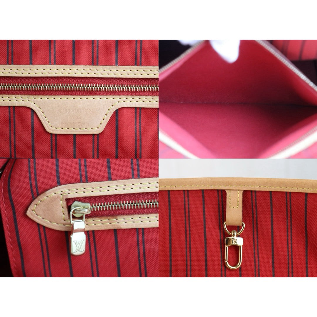 Include Entrupy Certificate of Authenticity｜Very Good ( Rank A)｜ Louis Vuitton Monogram Neverful MM ShoulderBag With Pouch  IC Chips Model｜S26060121
