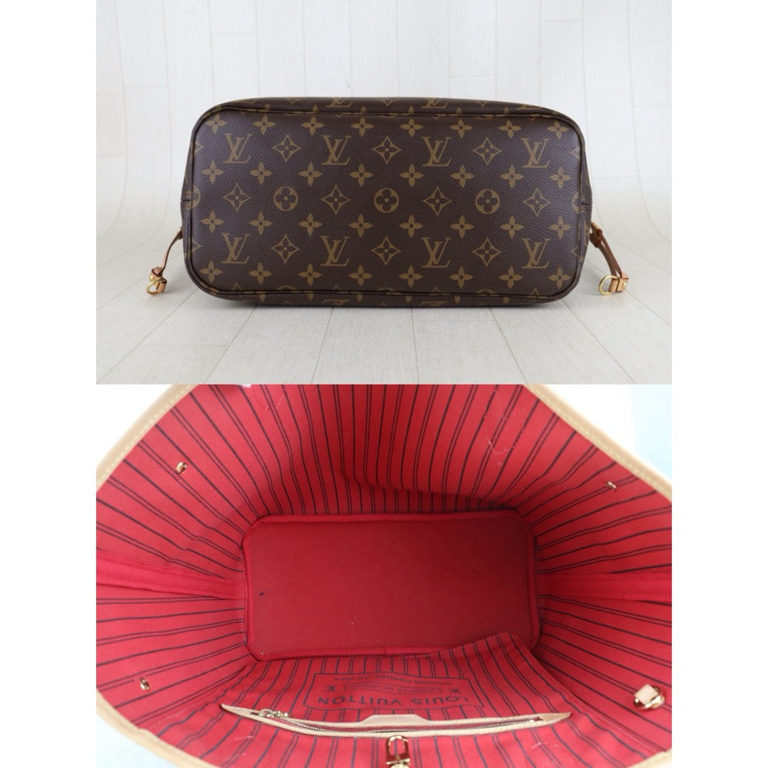 Include Entrupy Certificate of Authenticity｜Very Good ( Rank A)｜ Louis Vuitton Monogram Neverful MM ShoulderBag With Pouch  IC Chips Model｜S26060121