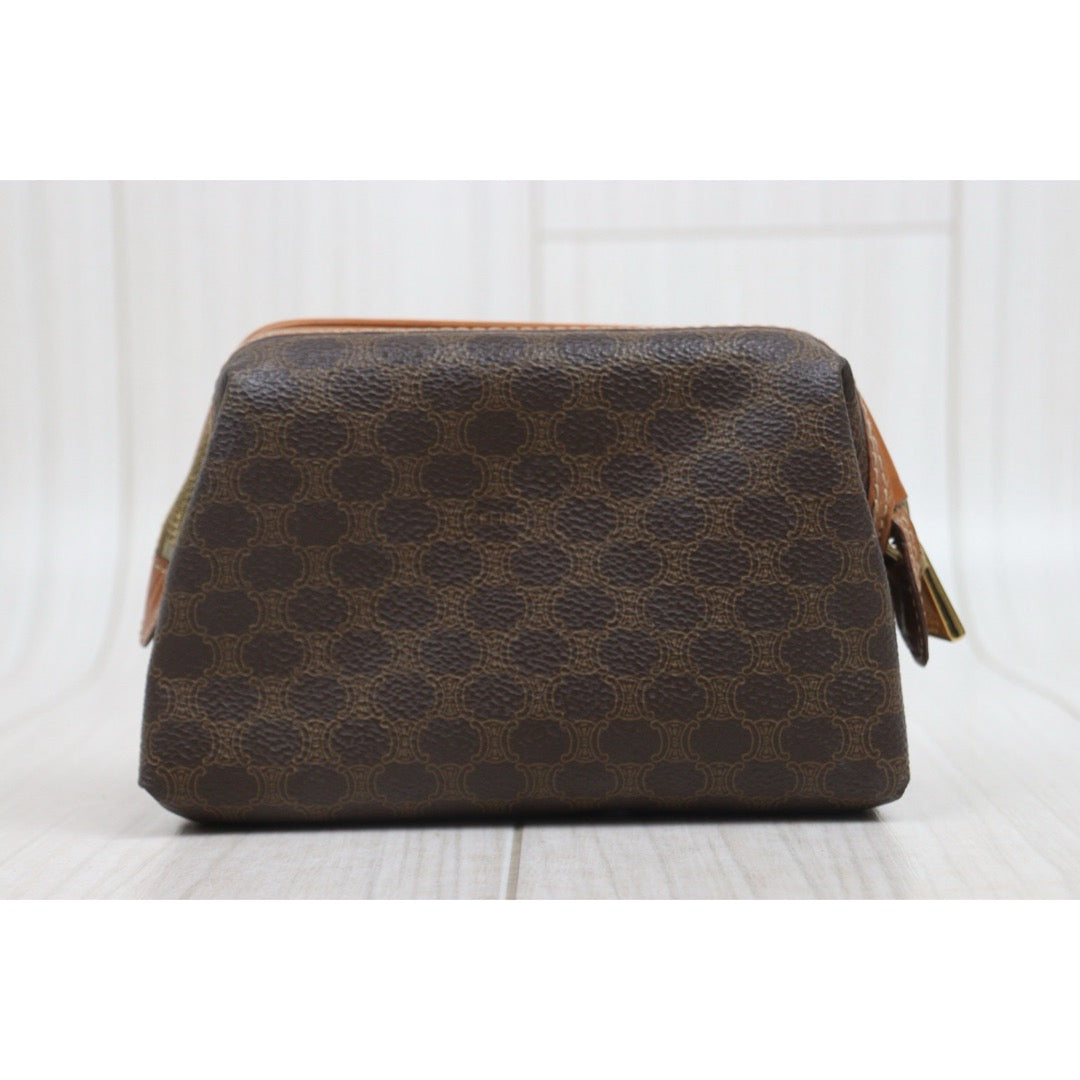 Include Entrupy Certificate of Authenticity｜Good ( Rank AB)｜ CELINE Macadam Vanity Clutch ｜26070909