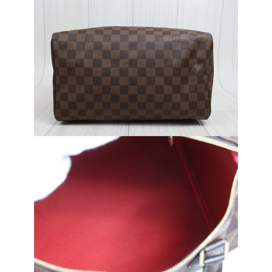 Include Entrupy Certificate of Authenticity｜Very Good ( Rank A) ｜ Louis Vuitton Damier Speedy 30 Hand Bag ｜S26080612