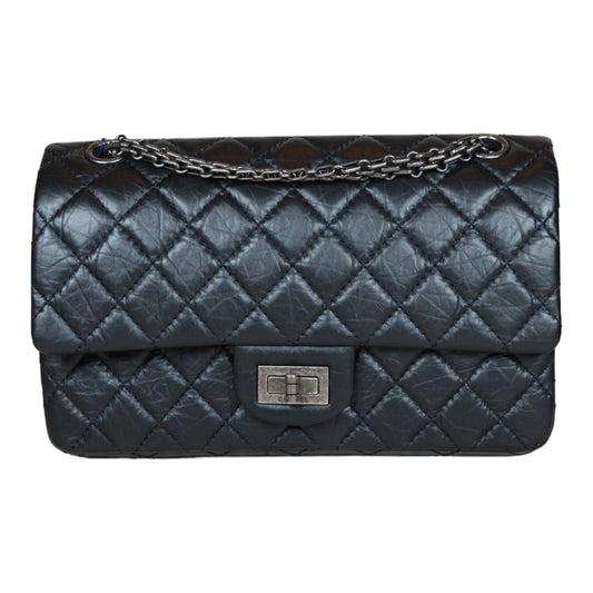 Rank A｜ CHANEL 2.55 Matelasse Small Black Chain Shoulder Bag Made in 2013-2014Year｜S24062101