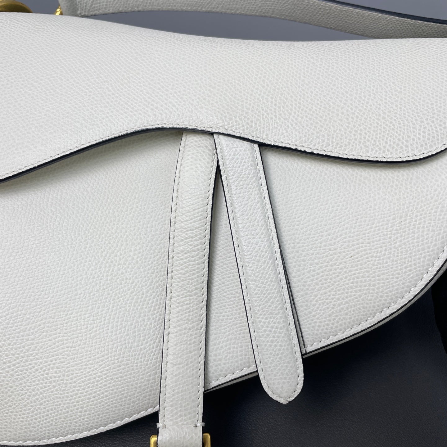 Very Good ( Rank A)｜Dior  Saddle Shoulder Bag Medium White
