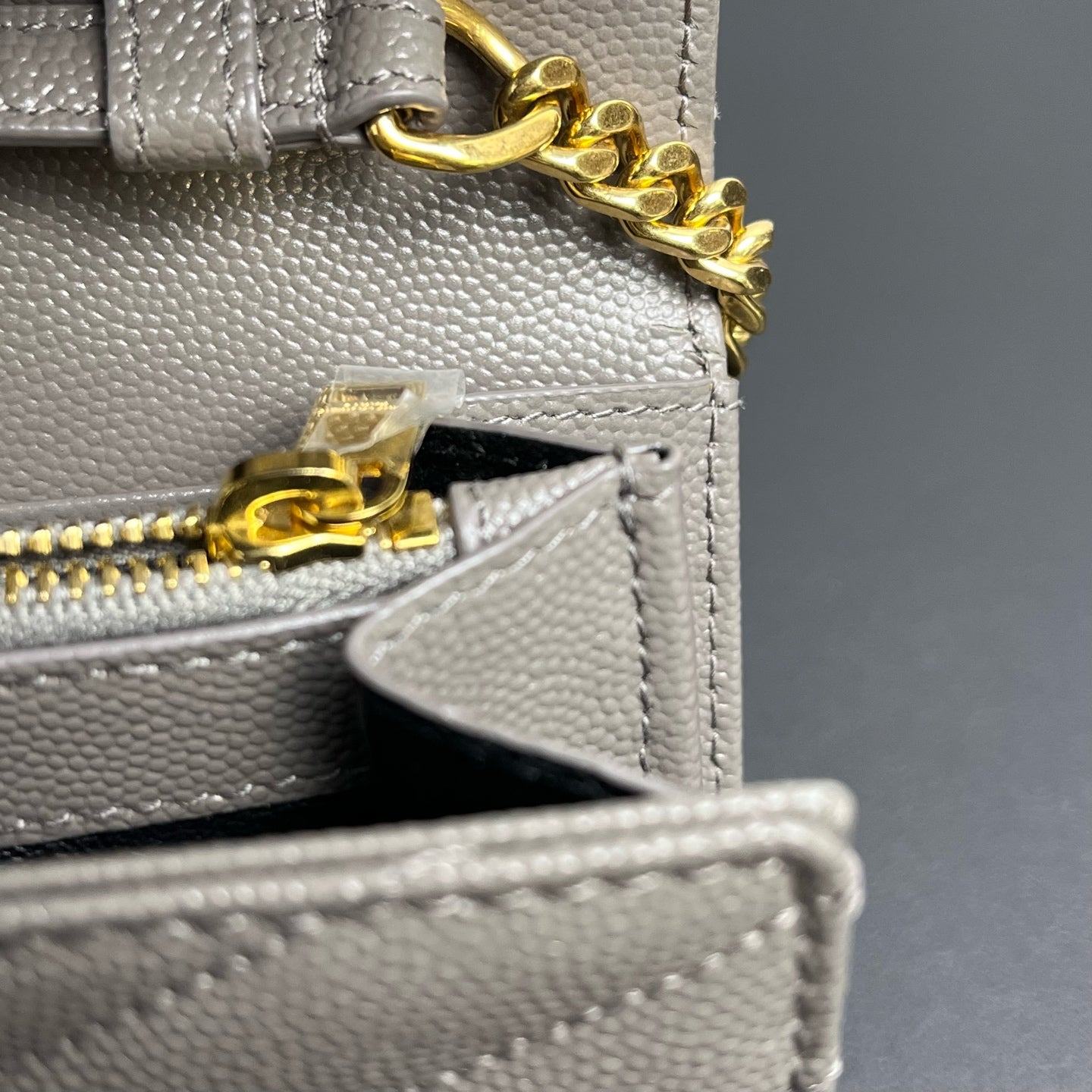 Saint Laurent YSL Caviar Skin Shoulder Bag