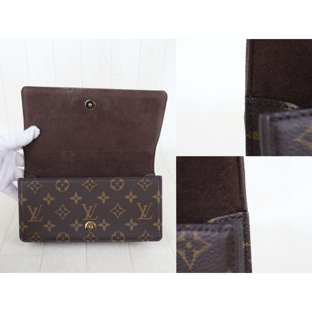 Include Entrupy Certificate of Authenticity｜Very Good ( Rank A)｜ Louis Vuitton Monogram  Lily Flap WOC Chain Shoulder Bag IC Chips Model｜S26062212