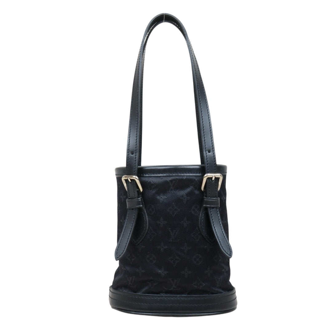 Very Good ( Rank A)｜ LV  Monogram Millennium Limited Edition Satin Mini Hand Bag Black｜25021004