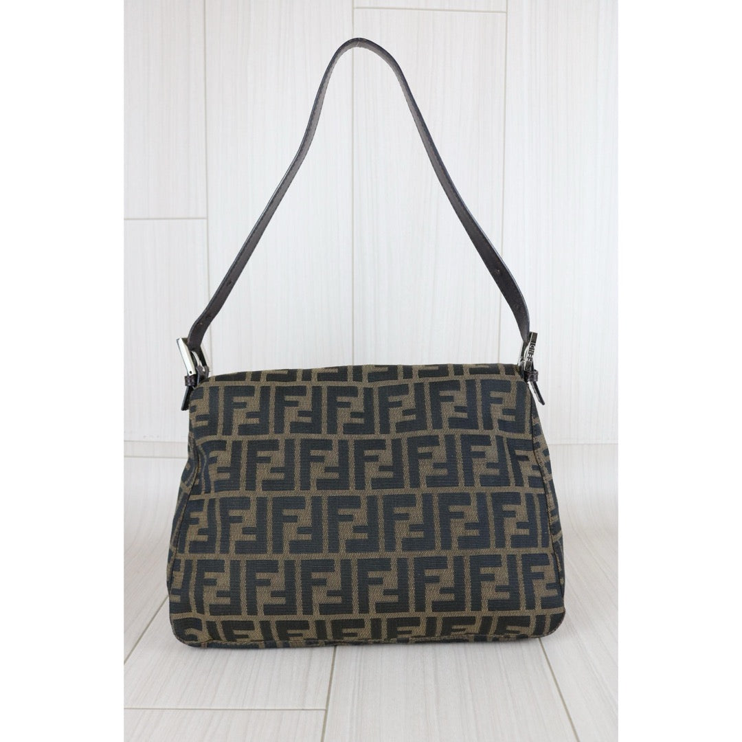 Good ( Rank AB)｜ FENDI Zucca Mamma Baguette Shoulder Bag｜W25110605