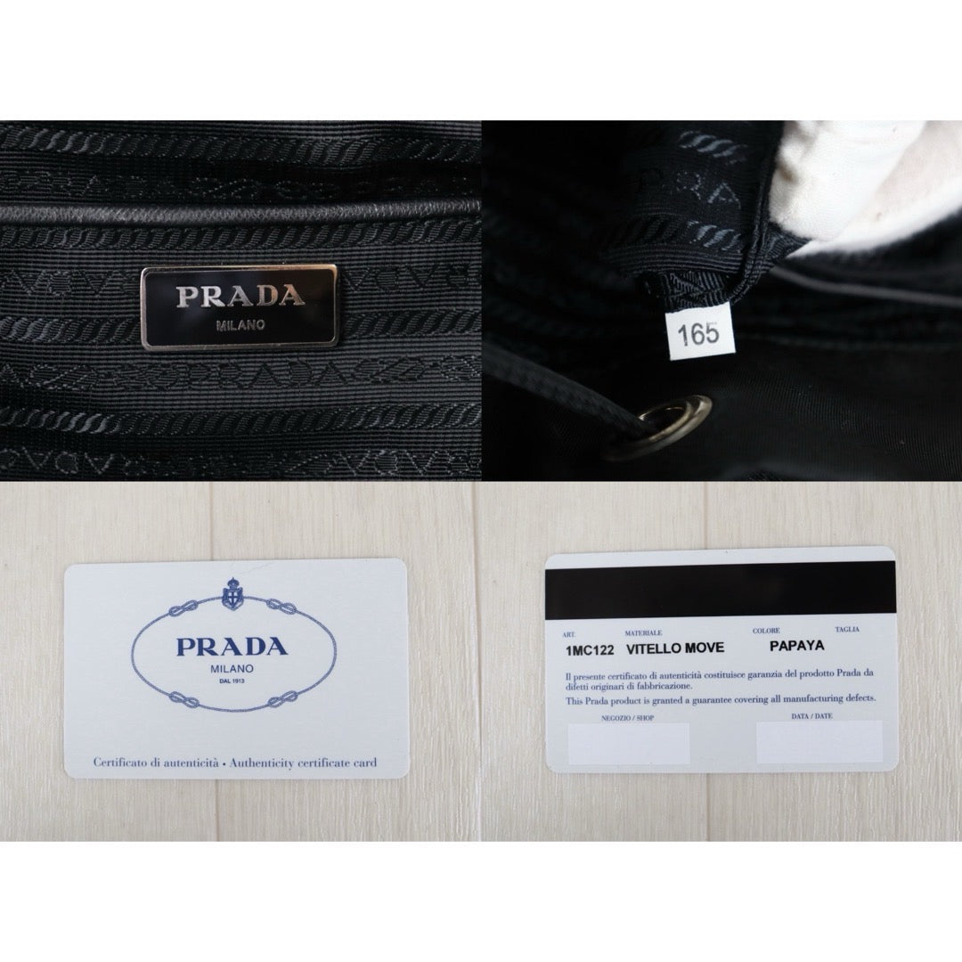 Include Entrupy Certificate of Authenticity｜Very Good ( Rank A) ｜Prada  Nylon Black Backpack Medium New Model｜S26080619