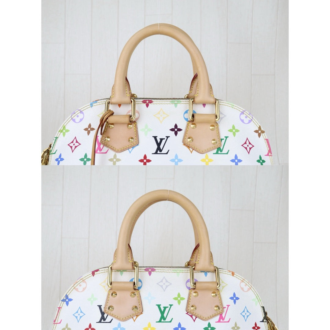 Include Entrupy Certificate of Authenticity｜Very Good ( Rank A)｜  Louis Vuitton Takashi Murakam Multi Monogram Alma Hand Bag ｜S26041802