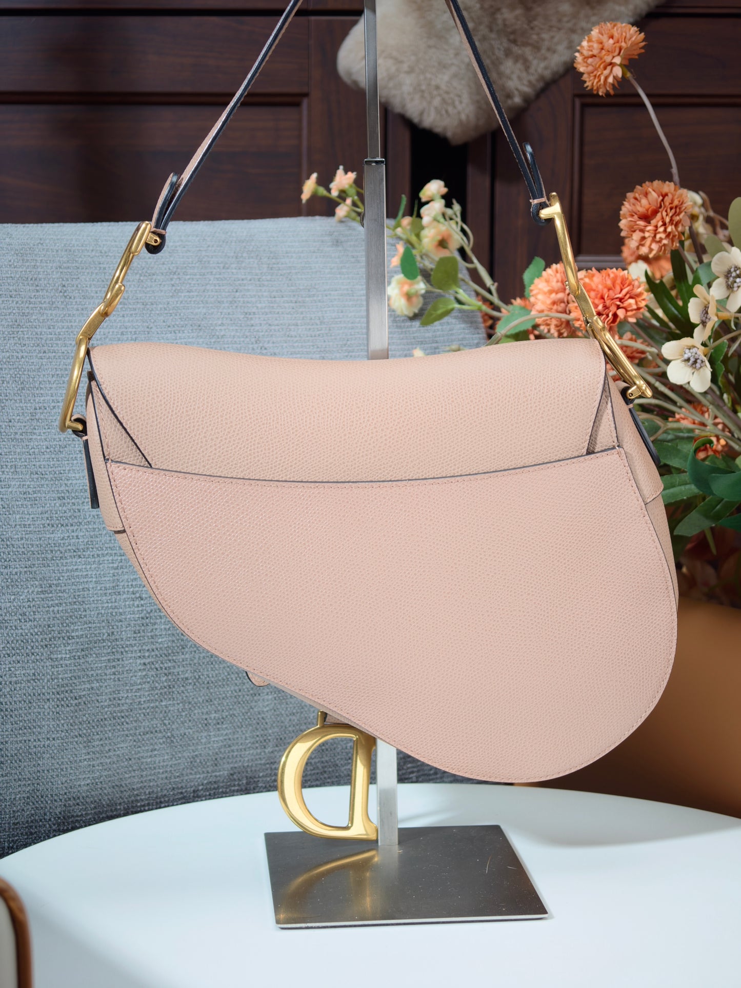 Very Good ( Rank A)｜Dior Trotter Saddle Shoulder Bag Medium  Current Model