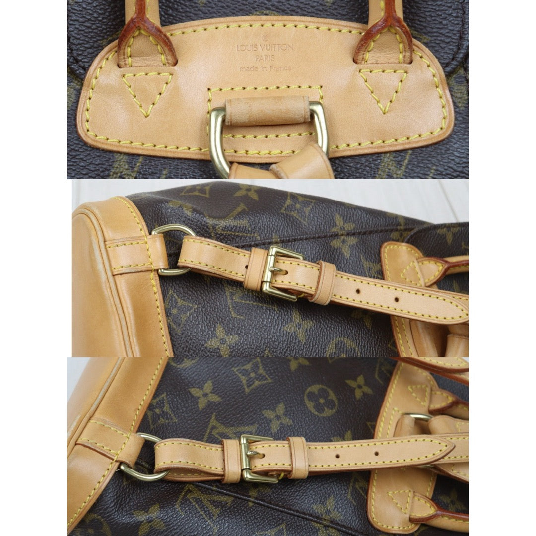 Include Entrupy Certificate of Authenticity｜Good ( Rank AB)｜ Louis Vuitton Monogram Montsouris PM Backpack｜25122206