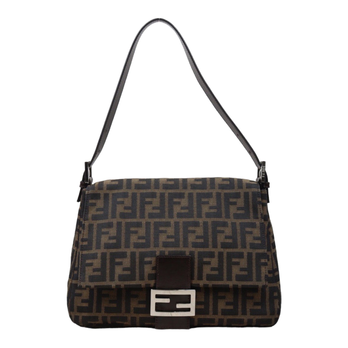 Rank A｜ FENDI Zucca Mamma Baguette Shoulder Bag ｜V24060626