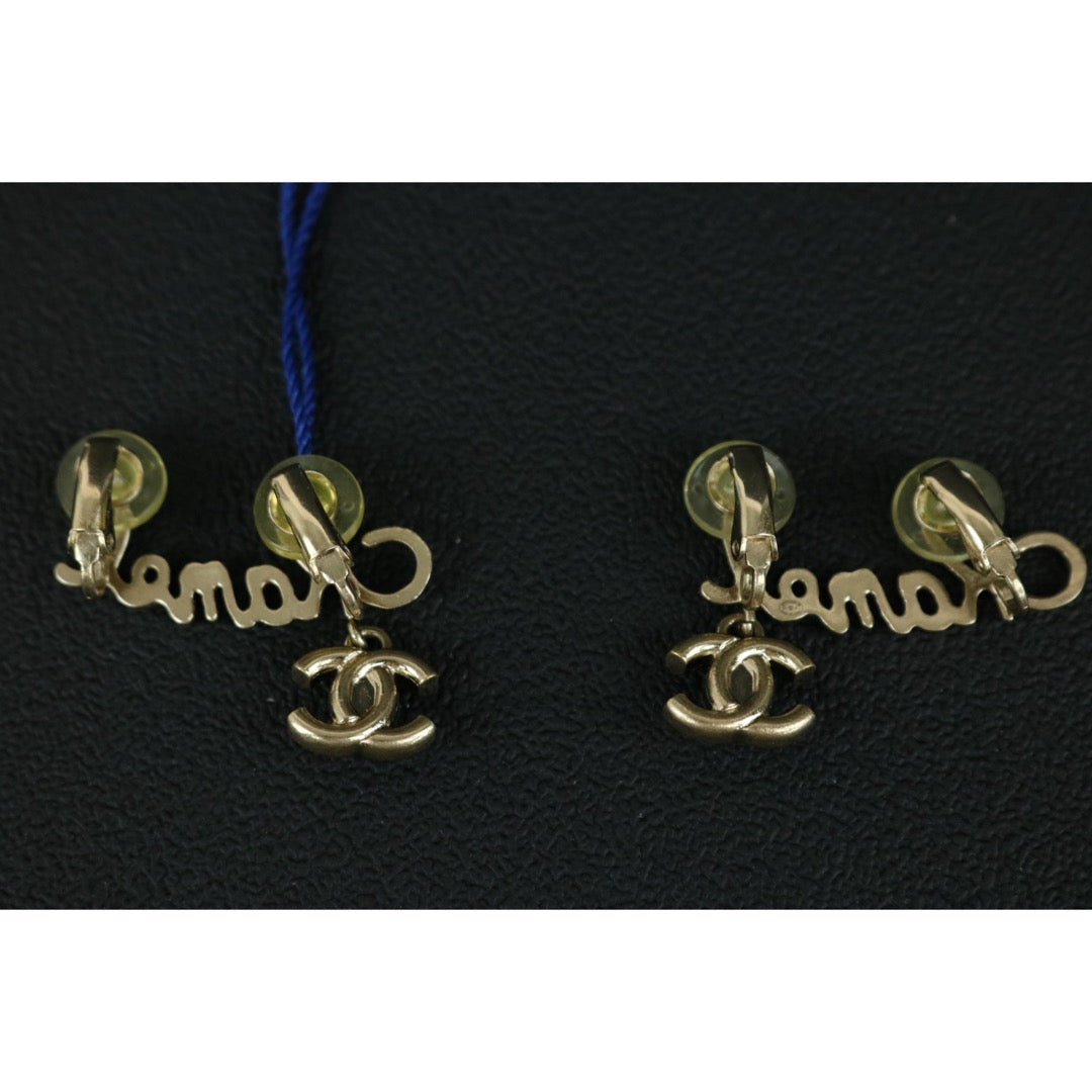 Very Good ( Rank A)｜CHANEL Vintage  Gold Plating Ear Caffs｜W25081406