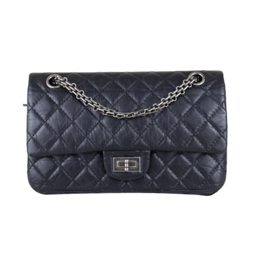 Very Good ( Rank A)｜ CHANEL 2.55 Matelasse Small Black Chain Shoulder Bag Made in 2018-2019 Year｜H25011319