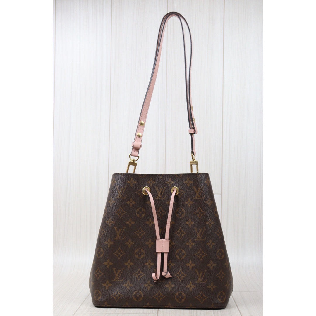 Rank A｜ LV Monogram Neonoe Canvas  Pink Shoulder Bag ｜S24061717