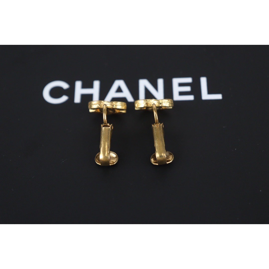 Rank A ｜CHANEL COCO Mark Diamond Vintage Earrings ｜23092624