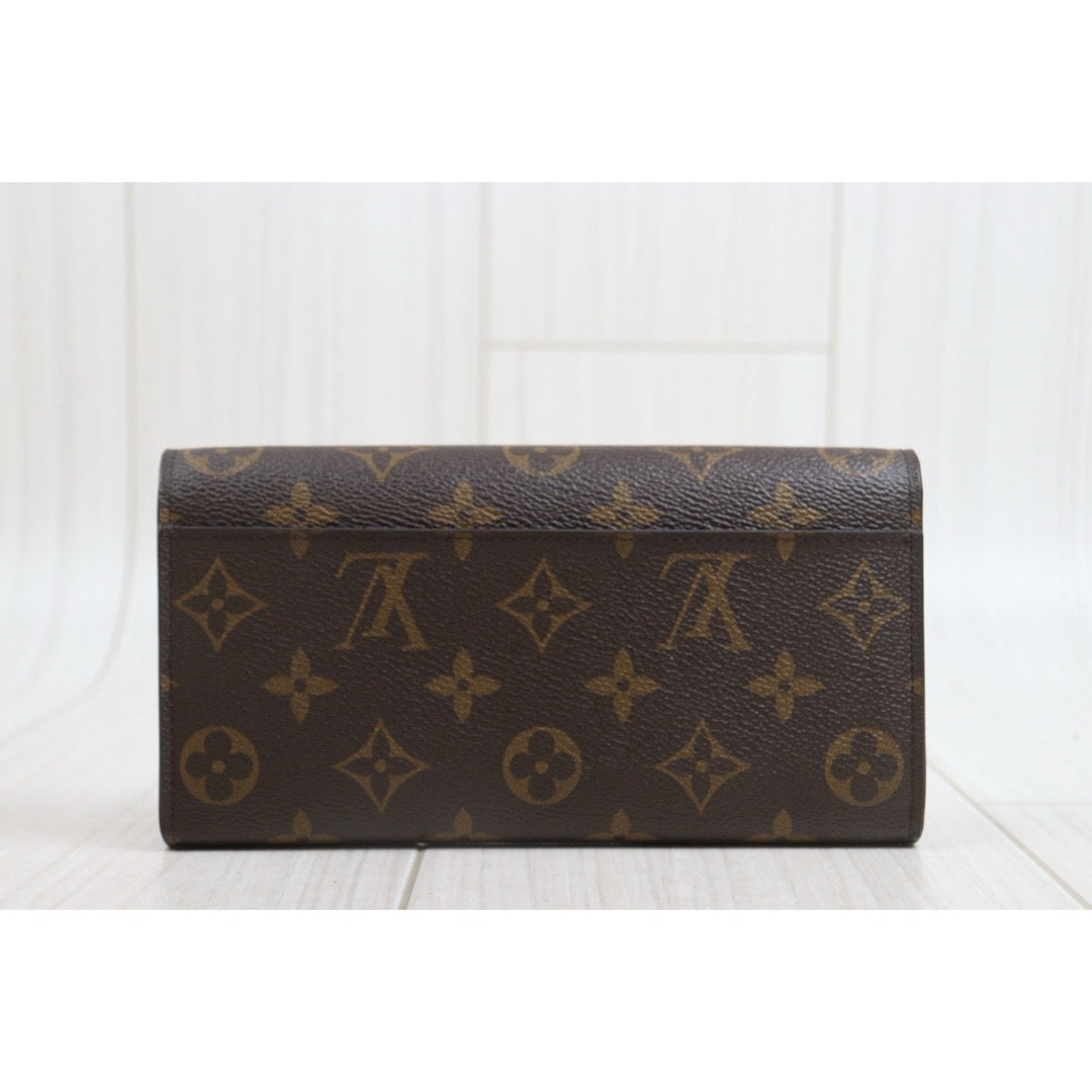 Include Entrupy Certificate of Authenticity｜Good ( Rank AB)｜ Louis Vuitton Monogram Emilie Long Wallet  IC Chips Model｜26100104