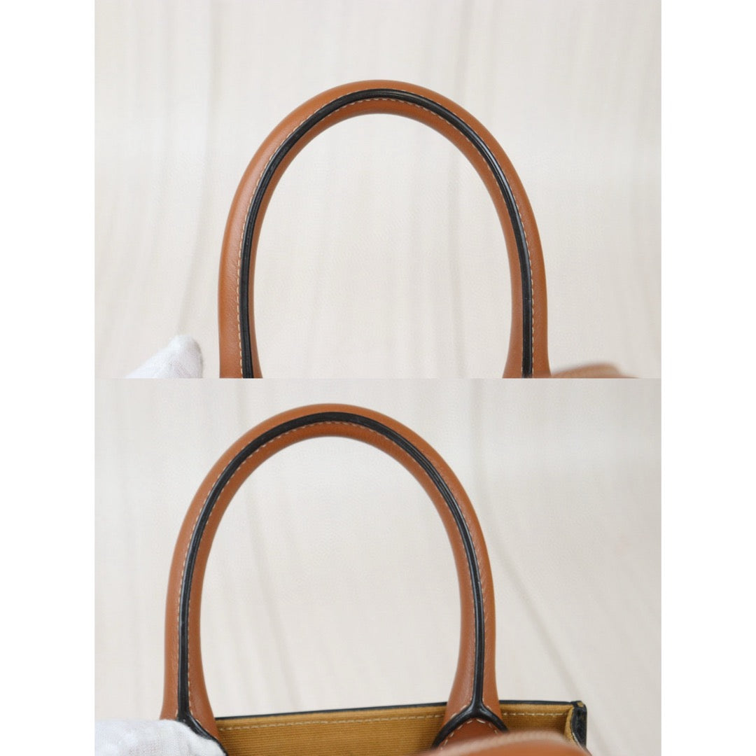 Very Good ( Rank A) ｜ CELINE Macadam MINI Tote Bag Shoulder Bag ｜S24071426