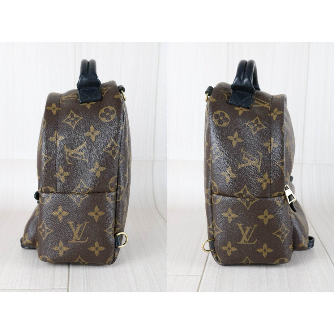 Very Good ( Rank A) ｜  LV Monogram Coated Canvas Mini Palm Springs Backpack｜S25061003