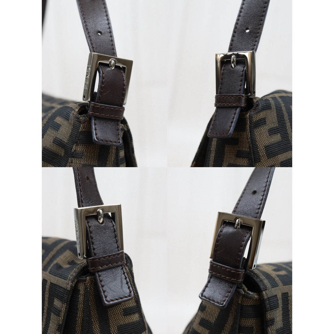 Good ( Rank AB)｜ FENDI Zucca Mamma Baguette Shoulder Bag ｜25041413