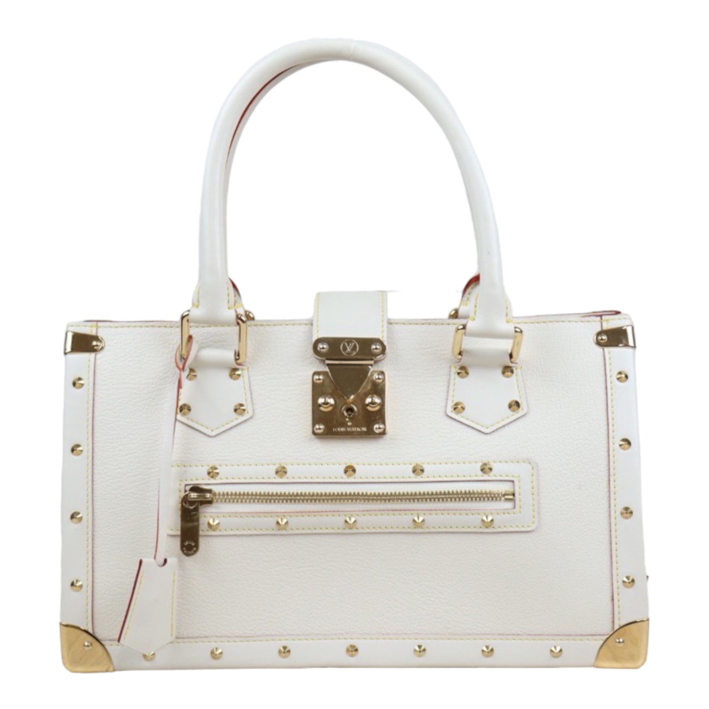 Rank A ｜ LV Fabulo Suhari Studded Handbag White ｜V23121501