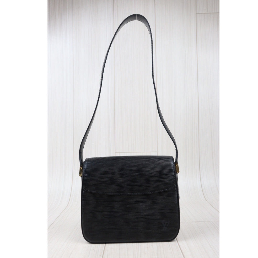 Rank A｜ LV Epi Shoulder Bag Black｜24041802