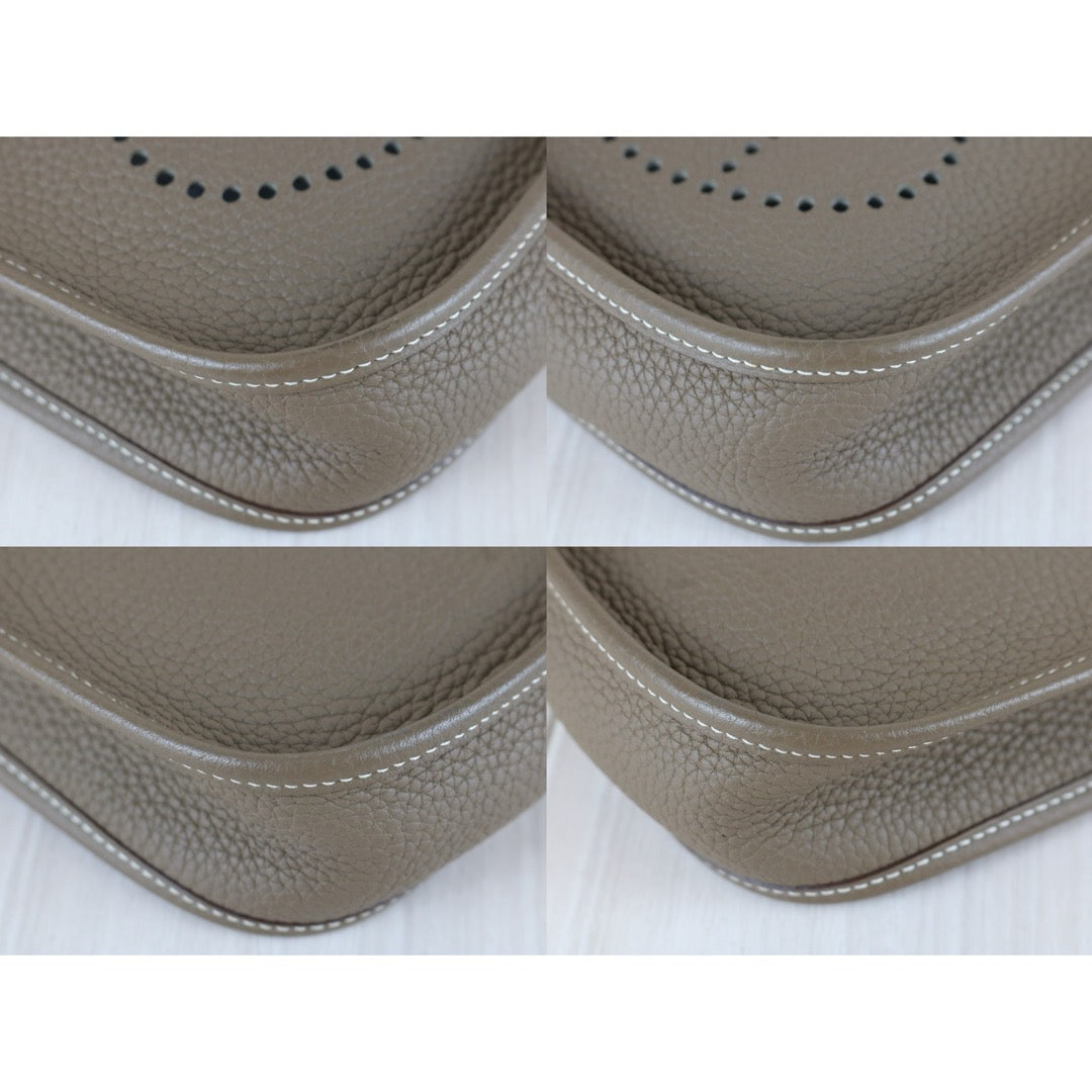 Very Good ( Rank A)｜ HERMES Mini Evelyn 16 Shoulder Bag  Etoupe Gray D Stamp Made In 2019 Year｜W25092604