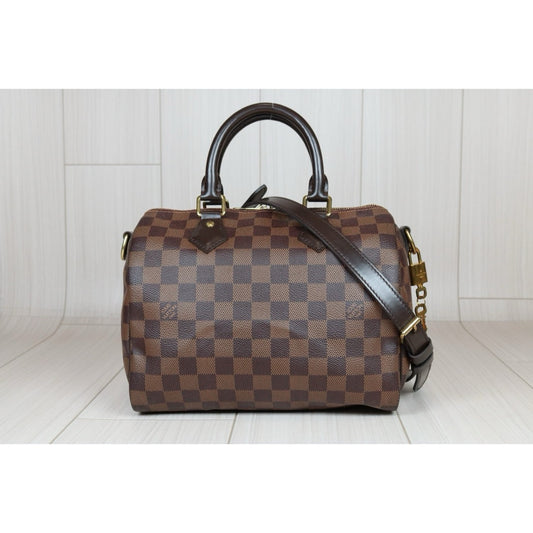 Good ( Rank AB)｜ LV Damier Speedy 25 Hand Bag With Shoulder Strap｜S24071431