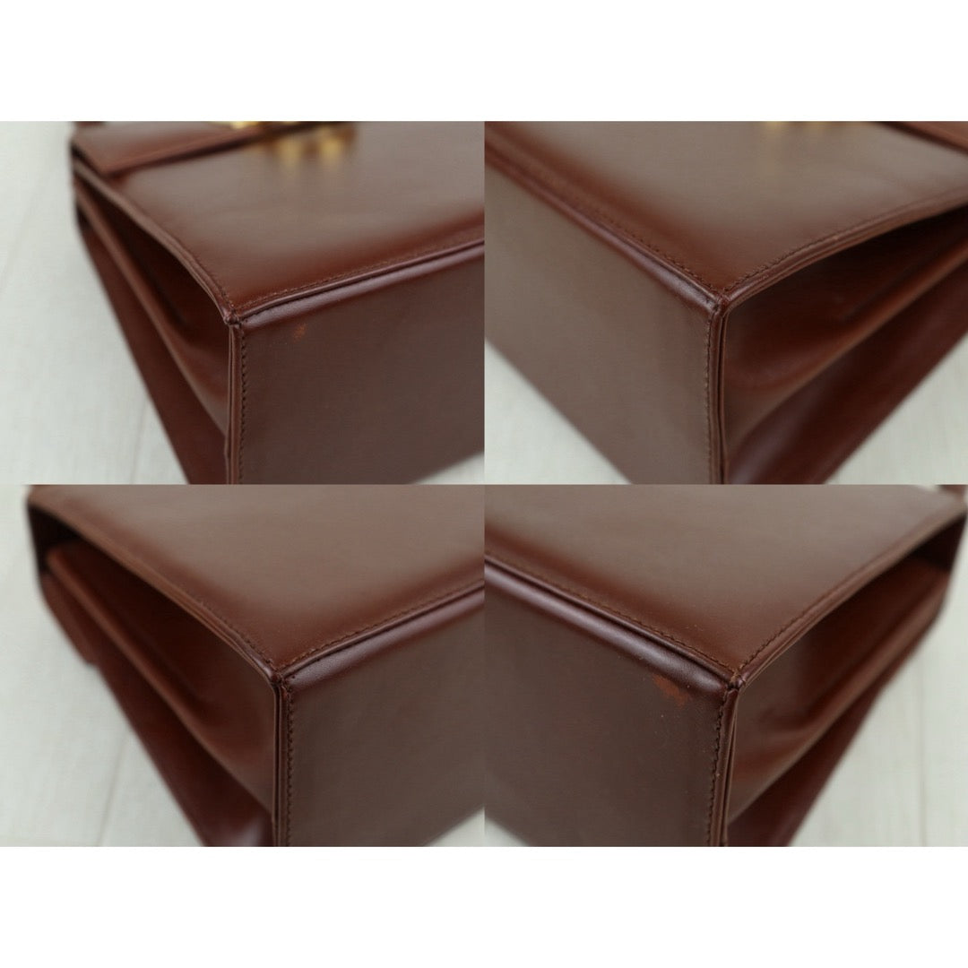 Good ( Rank AB)｜Ferragamo Gancini 2WAY Handbag Shoulderbag Golden Brown｜H25090812