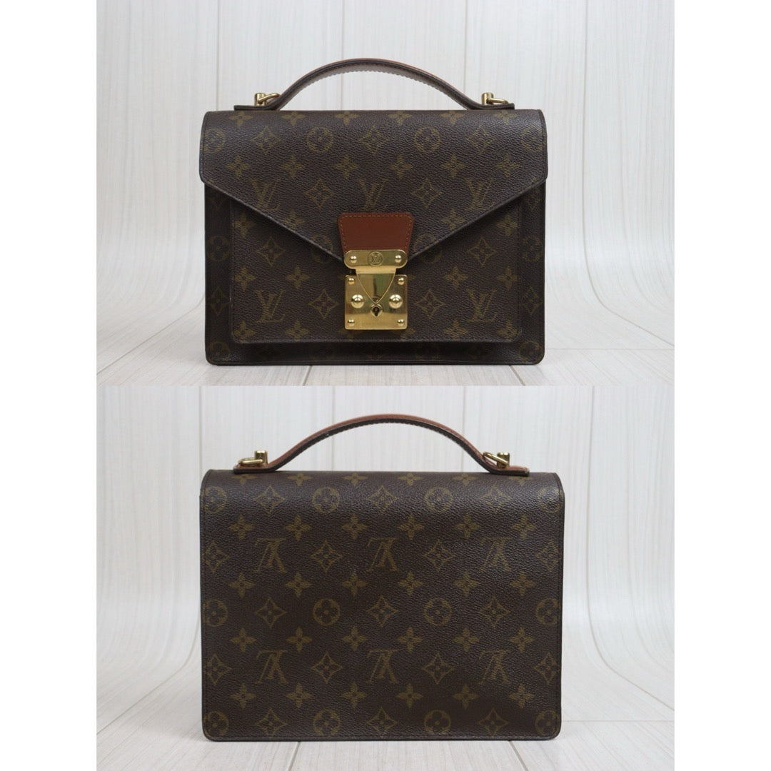 Include Entrupy Certificate of Authenticity｜Good ( Rank AB)｜  Louis Vuitton Monogram Monceau26 Shoulder Bag ｜26072108