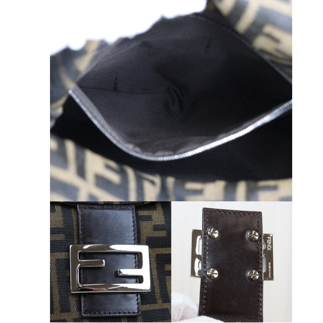 Rank A｜ FENDI Zucca Mamma Shoulder Bag ｜24031210