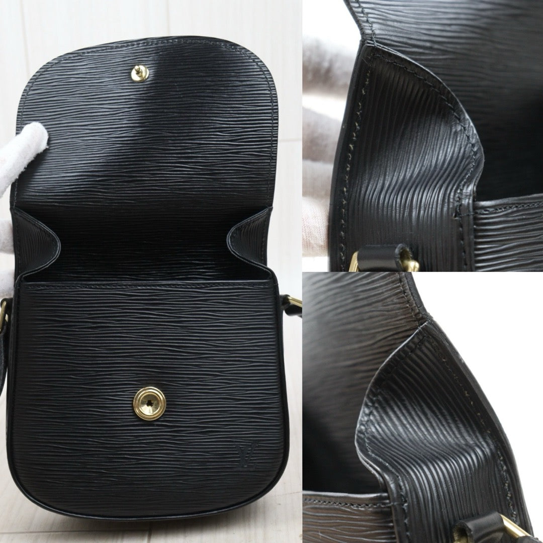 Very Good ( Rank A)｜LV Epi Saint-Cloud PM Shoulder Bag Black｜25070802
