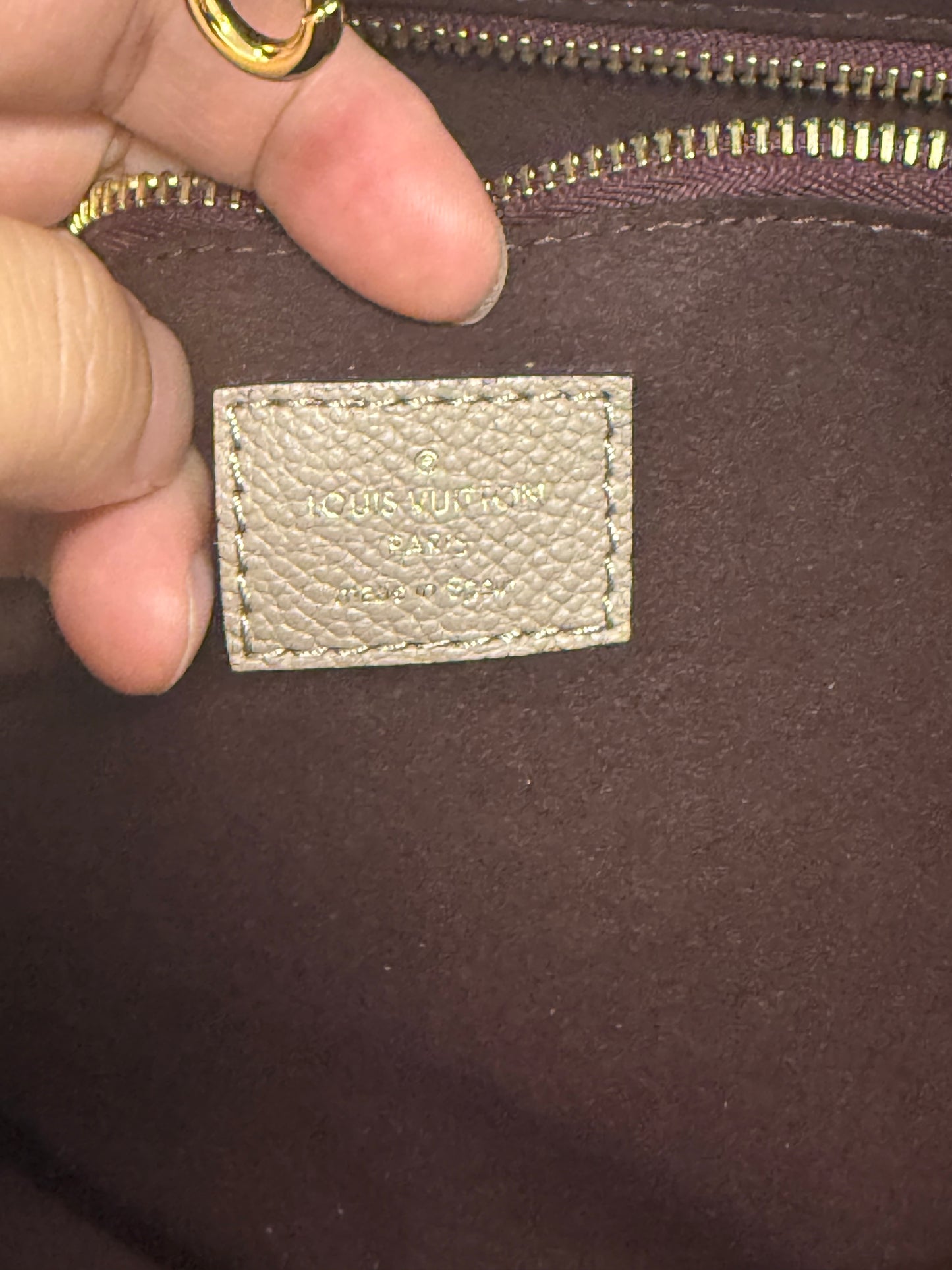 LV Full leather Neverful MM Shoulder Bag IC chips