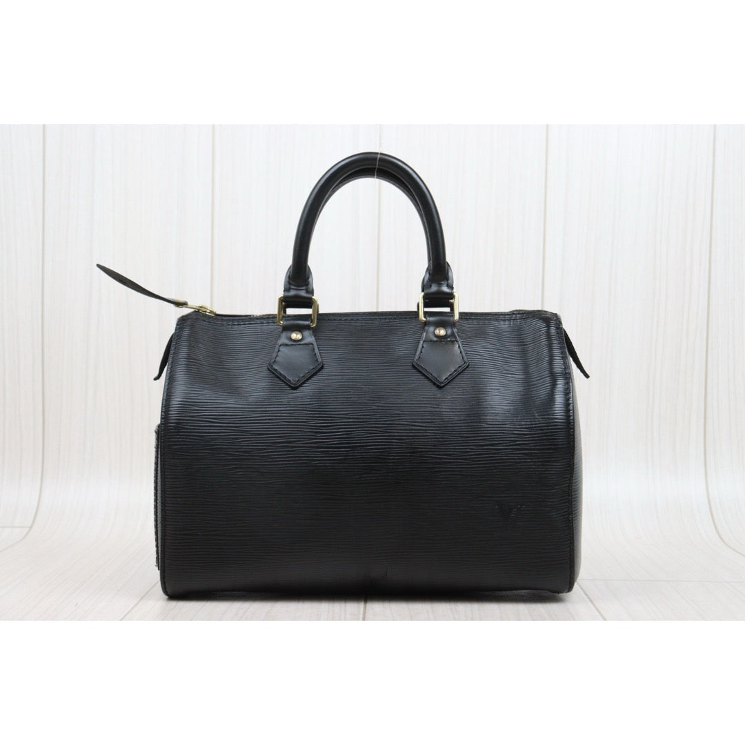 Good ( Rank AB)｜ LV Epi Speedy 25 Hand Bag Black｜25052907