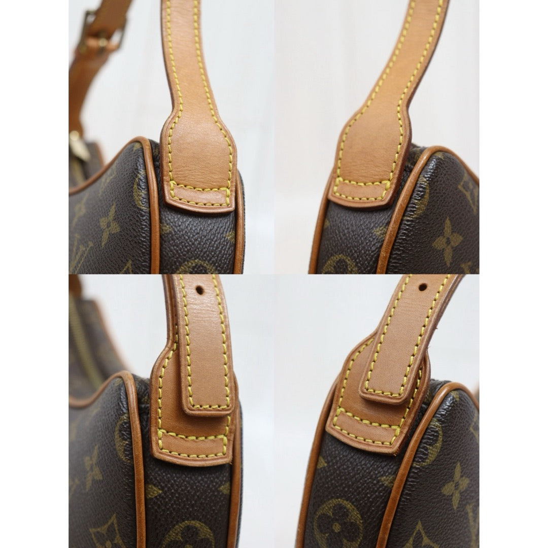 Include Entrupy Certificate of Authenticity｜Good ( Rank AB)｜Louis Vuitton Monogram Pochette Croissant PM Shoulder Bag｜S26060607