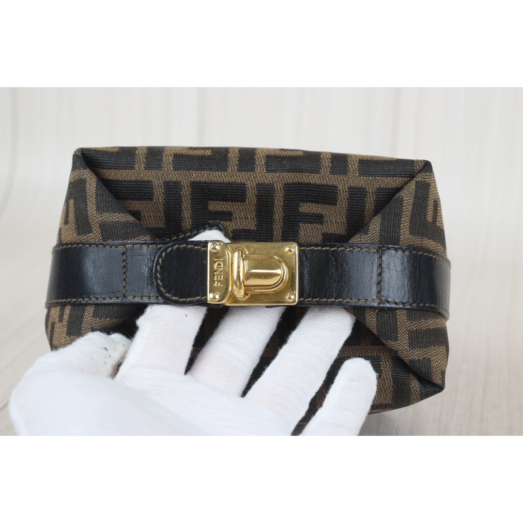 Rank A ｜ FENDI Zucca Handbag ｜23092601