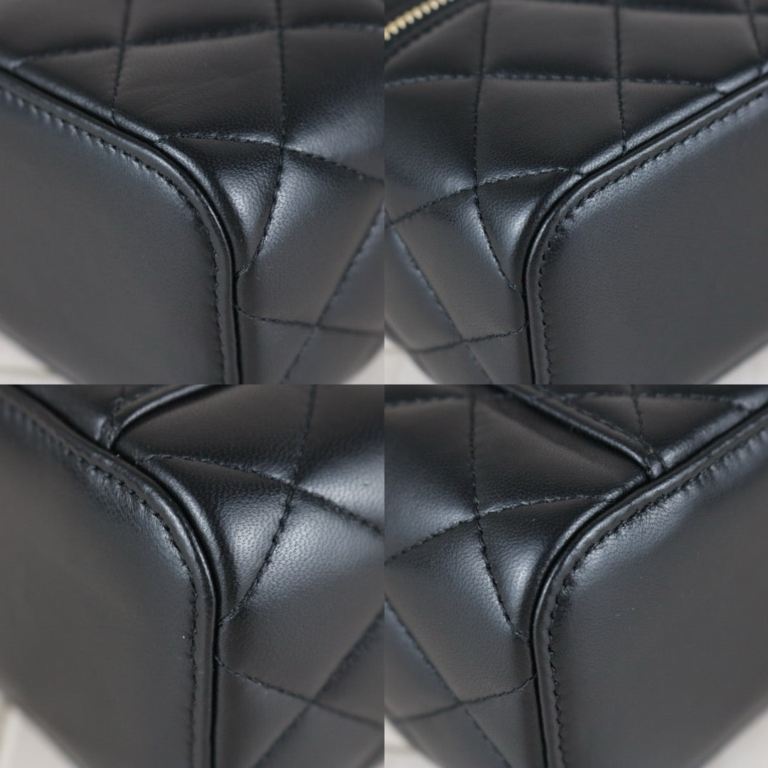Very Good ( Rank A) ｜ CHANEL Lamb Skin Vanity  Made In 2017 Year ｜X25081814
