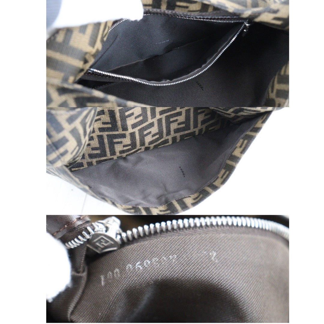 Rank A｜ FENDI Zucca Mamma Shoulder Bag ｜23112314