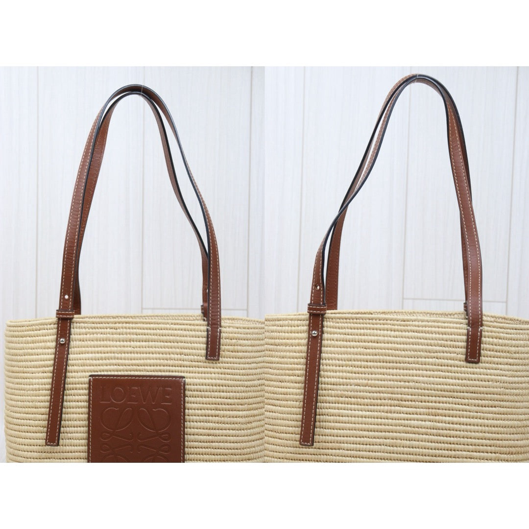 Very Good ( Rank A)｜ LOEWE Straw  Basket Handbag Shoulder Bag ｜25070902