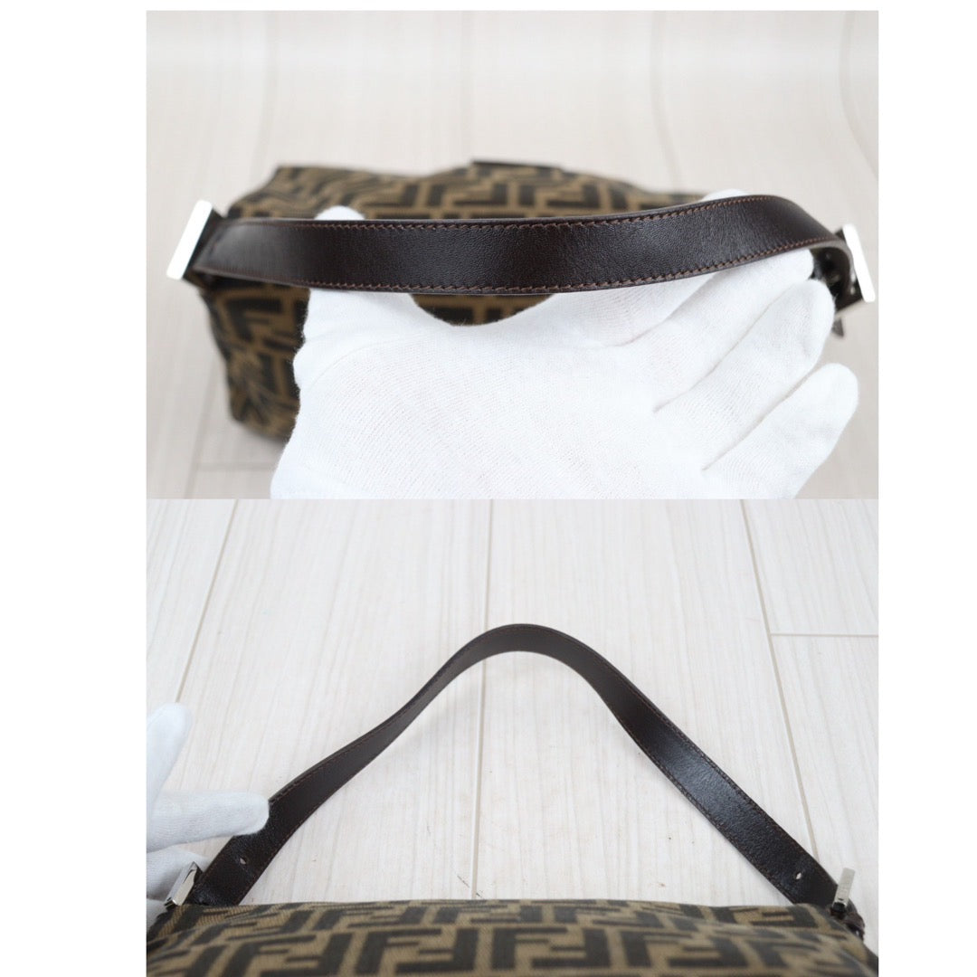 Rank A｜ FENDI Zucca Mamma Baguette Shoulder Bag ｜24030128