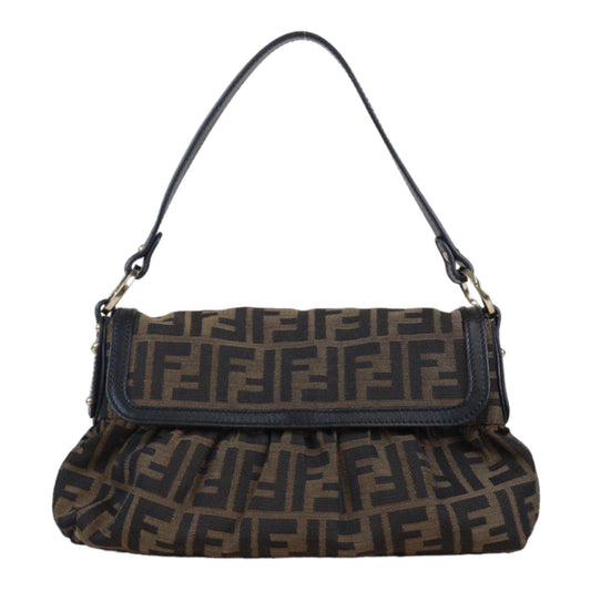 Rank A｜ FENDI Zucca Mamma Shoulder Bag ｜23092221