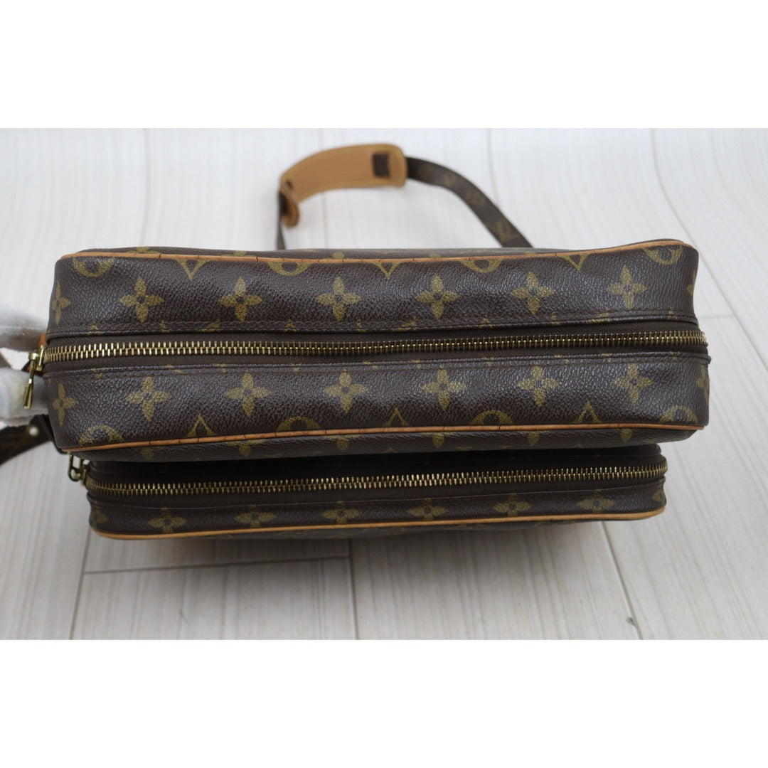 Include Entrupy Certificate of Authenticity｜Fair ( Rank B) ｜ Louis Vuitton Monogram Nile Shoulder Bag｜26011307