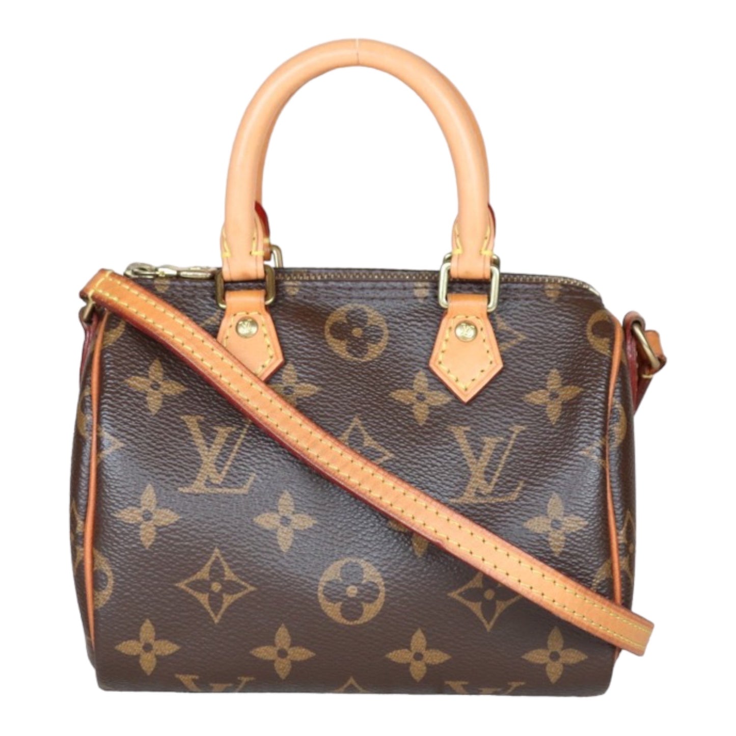 Good ( Rank AB) ｜LV Monogram Nano Speedy  Shoulder Bag｜S24062603