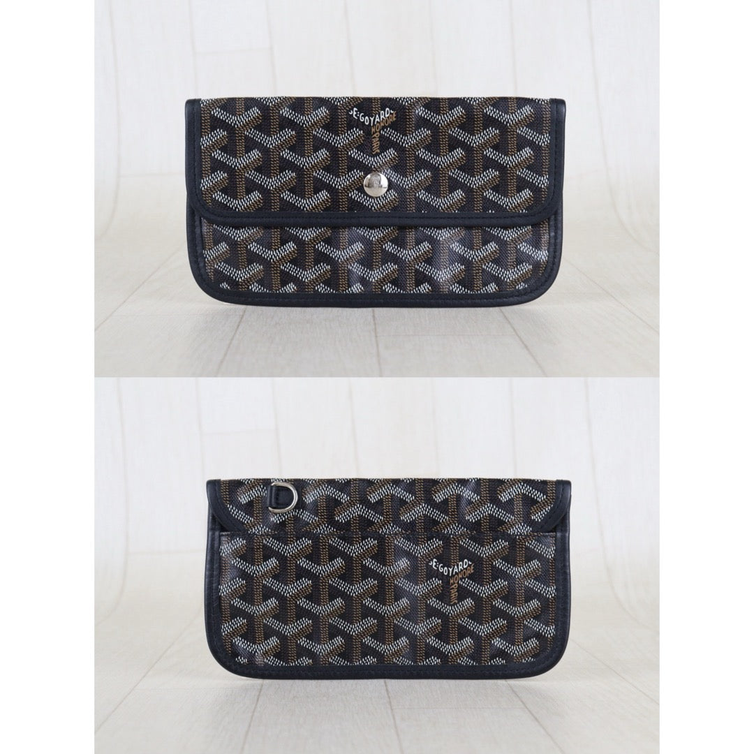 Include Entrupy Certificate of Authenticity｜Good ( Rank AB) ｜ Goyard Saint-Louis MM Tote Bag Black｜S26030825