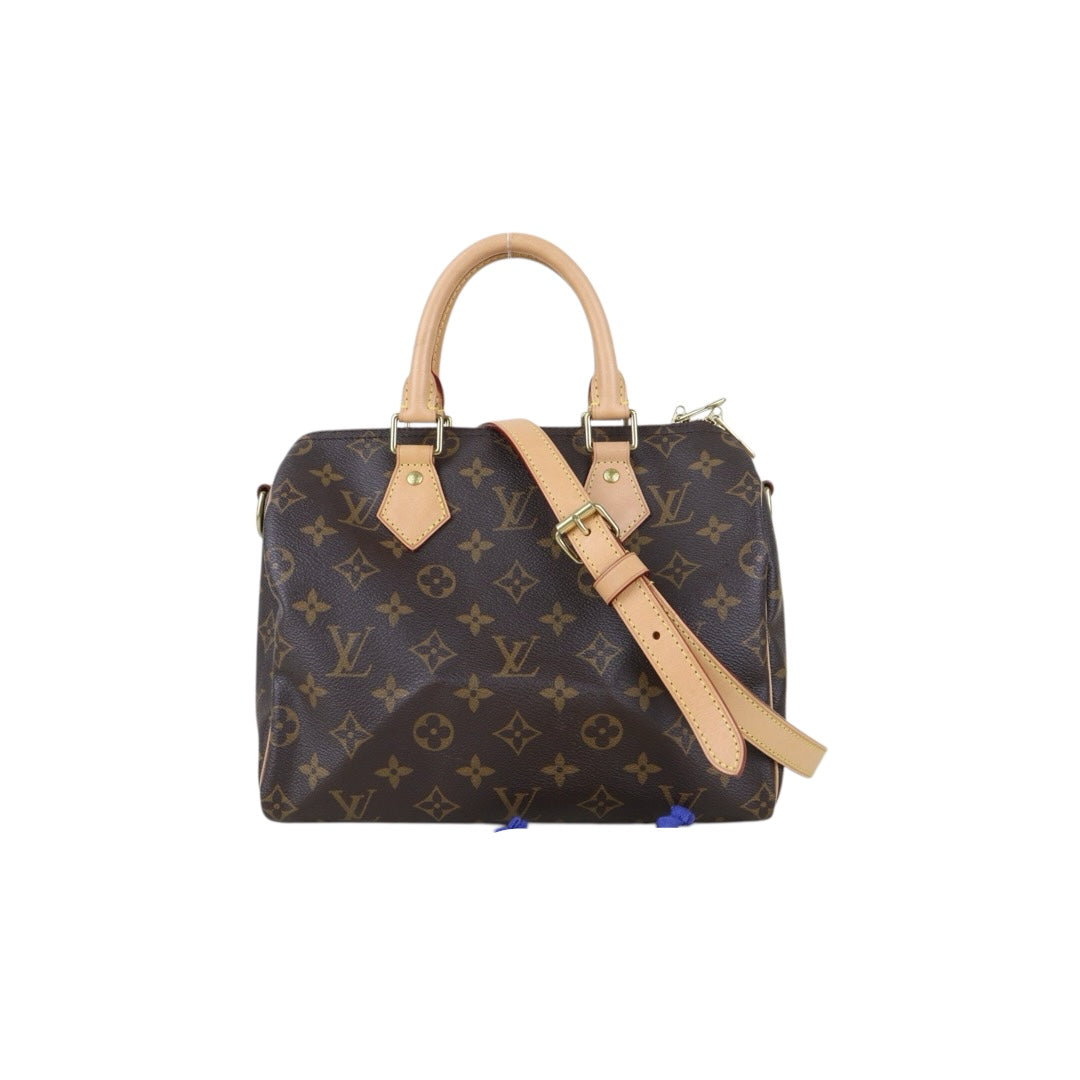Include Entrupy Certificate of Authenticity｜Very Good ( Rank A) ｜ Louis Vuitton Monogram Speedy 25 Hand Bag With Shoulder Strap  IC Chips Model｜S26072537